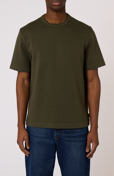 Textured Knit T-Shirt