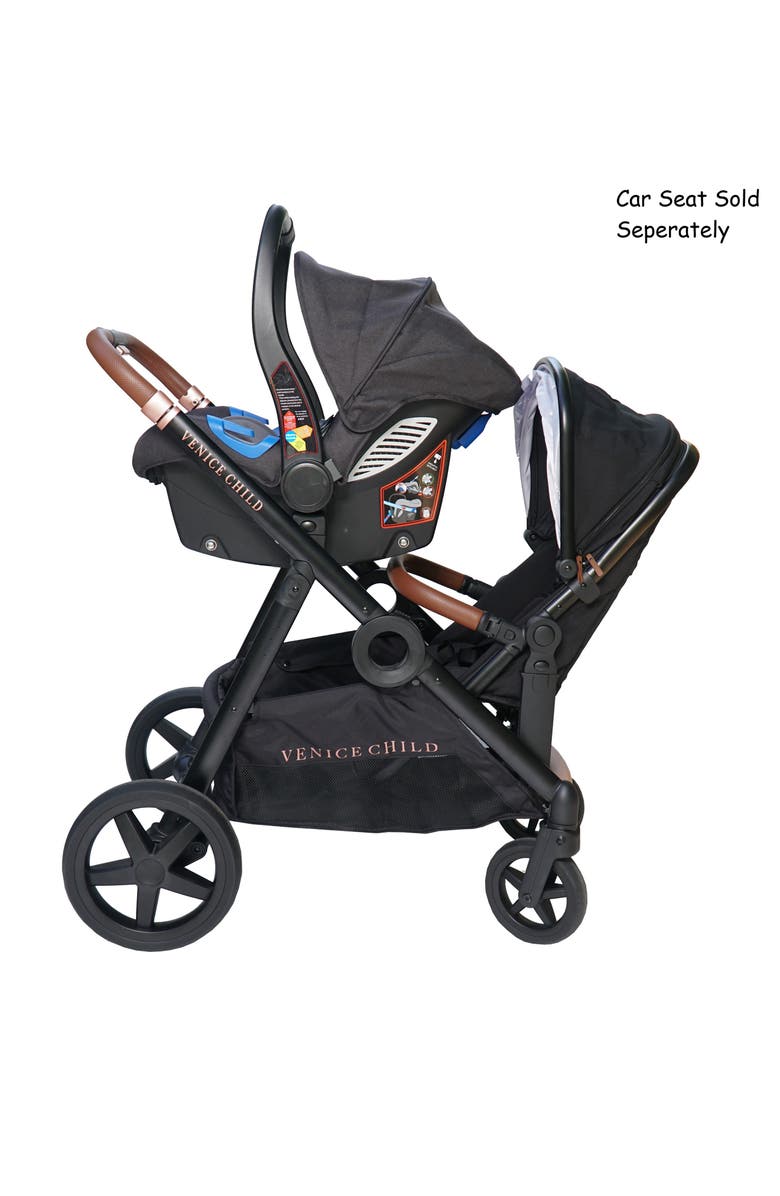 Venice Child Maverick Full Size Stroller, Alternate, color, Eclipse Black