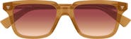 Bottega Veneta 50mm Square Sunglasses