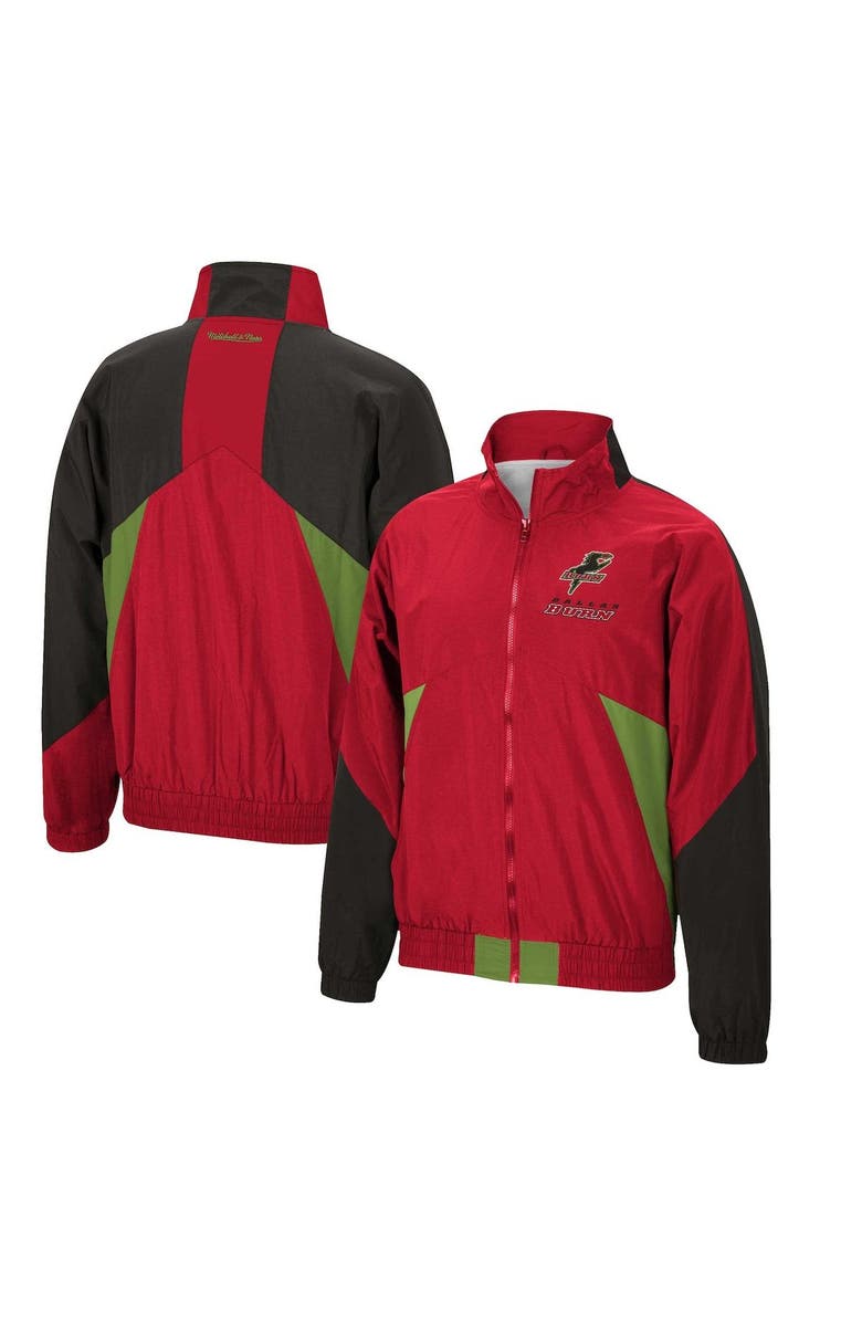 Mitchell & Ness Men's Mitchell & Ness Red Dallas Burn Since '96 Full-Zip Windbreaker Jacket, Main, color,