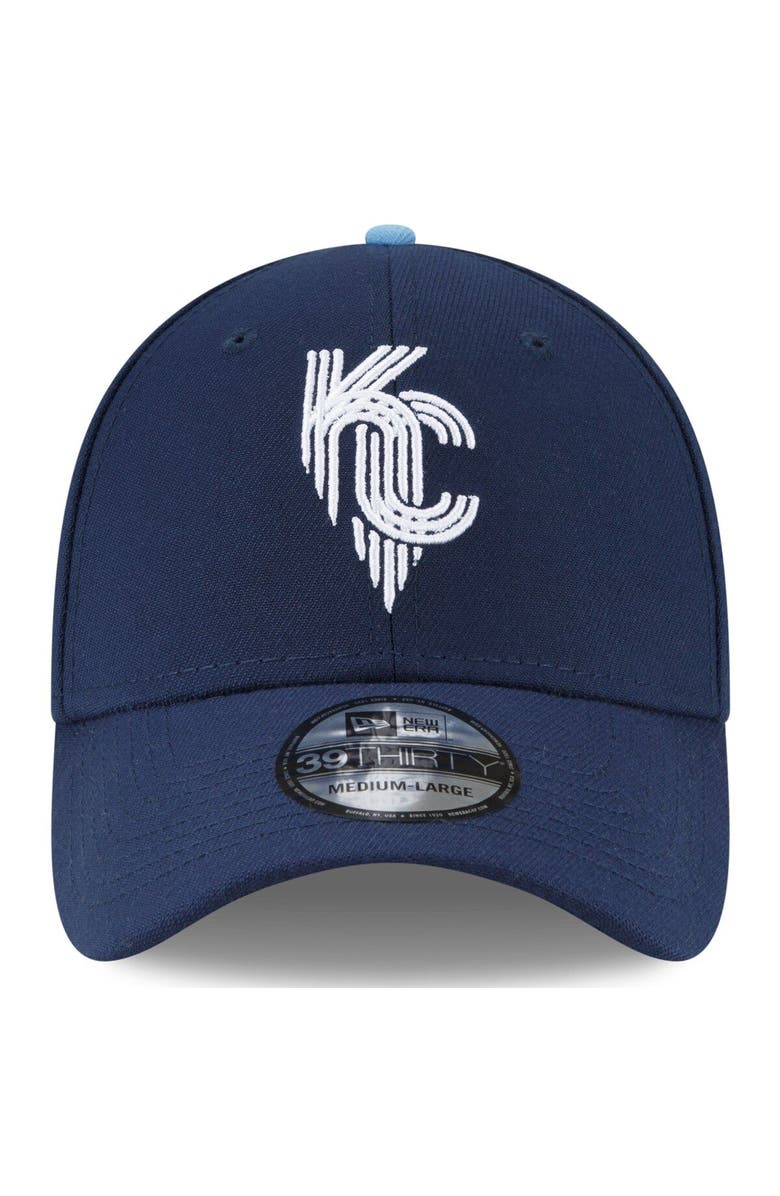 New Era Men's New Era Navy Kansas City Royals 2022 City Connect 39THIRTY Flex Hat, Alternate, color,