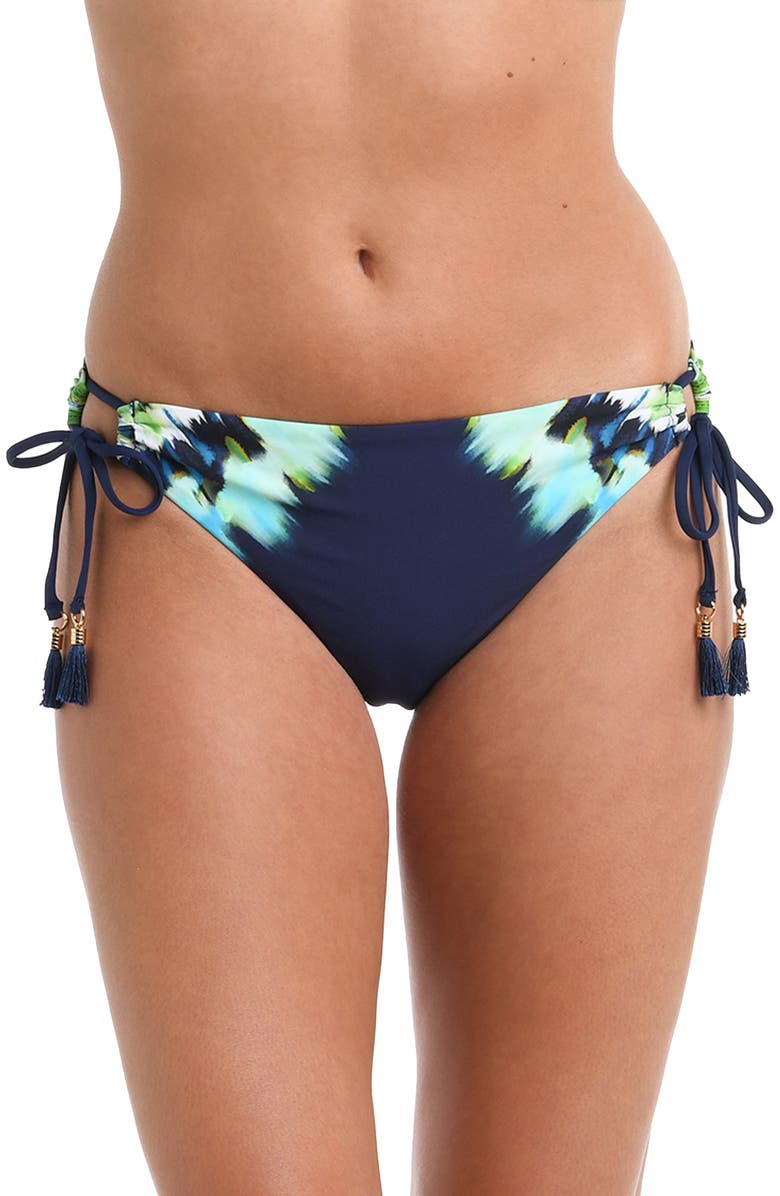 La Blanca Seas Adjustable Loop Hipster Bikini Bottoms, Main, color,