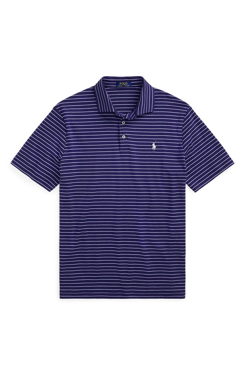 Polo Ralph Lauren Classic Fit Stripe Cotton Polo, Alternate, color, 