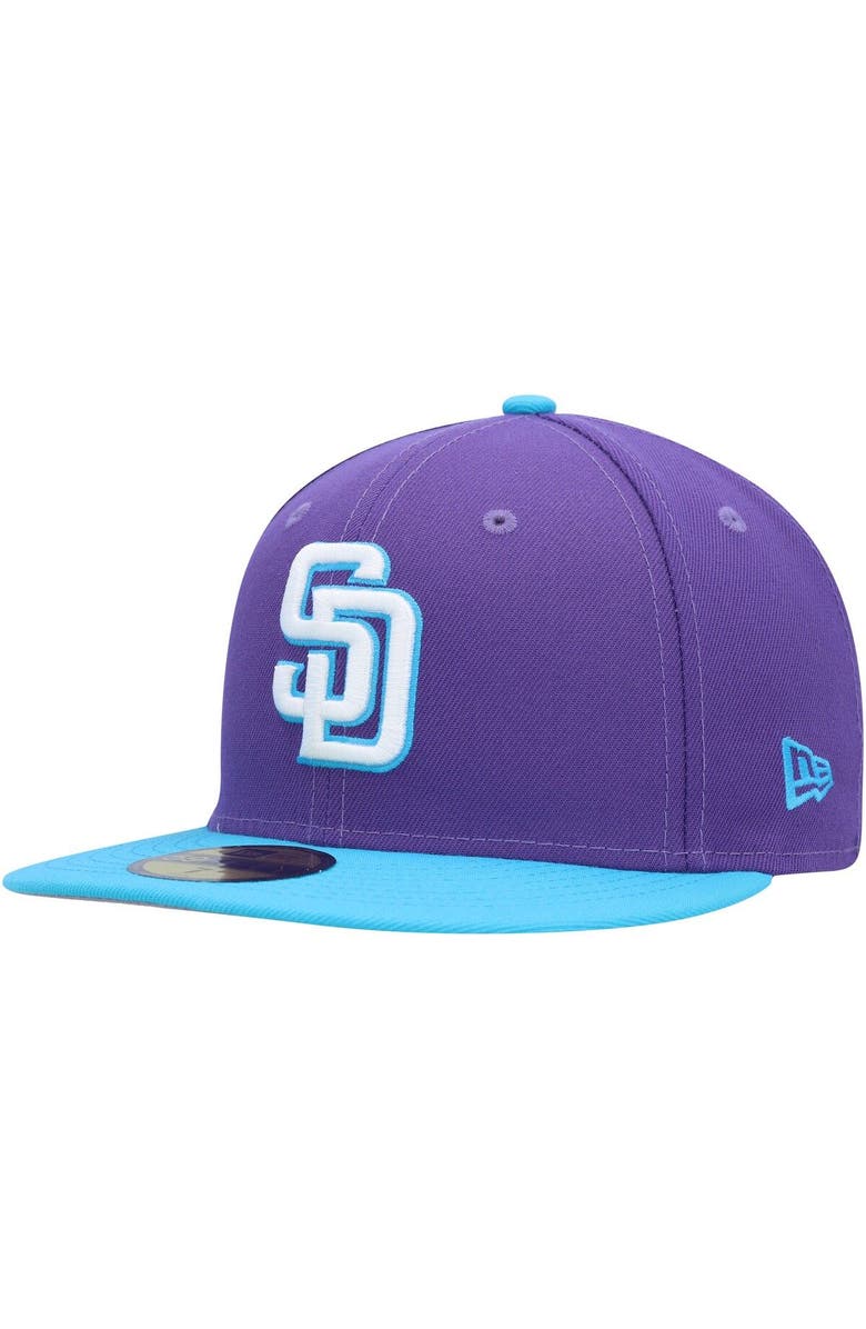 New Era Men's New Era Purple San Diego Padres Vice 59FIFTY Fitted Hat, Alternate, color, 