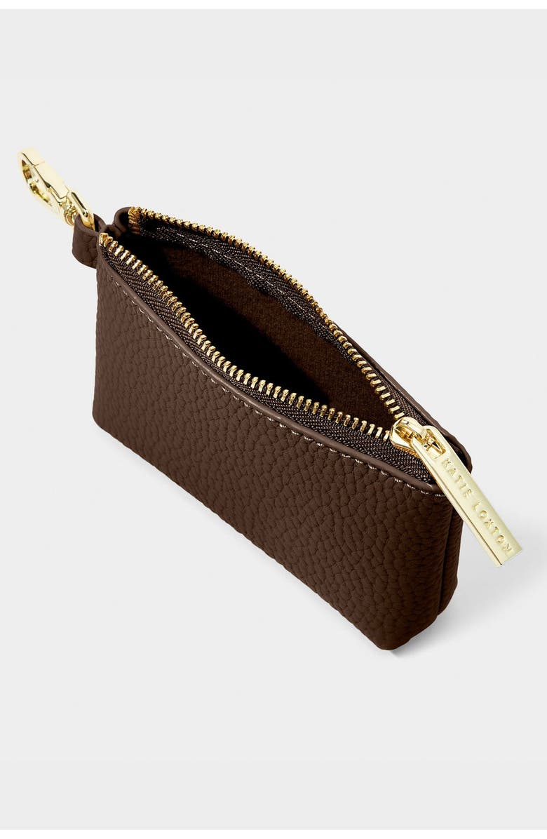 Katie Loxton Evie Clip-On Coin Wallet, Alternate, color, Chocolate