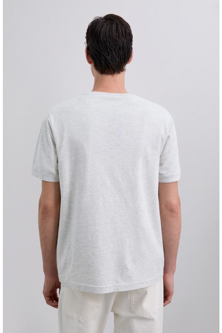Slub Tee, Alternate, color, Creammelange