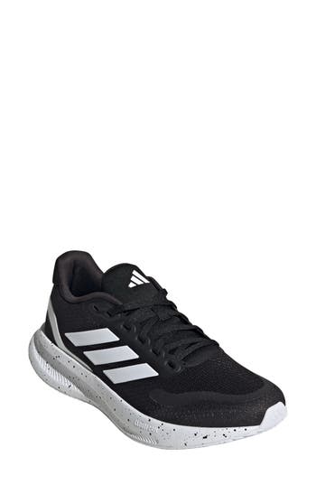Adidas Originals Adidas Run Falcon 5 Running Shoe In Black/white/black