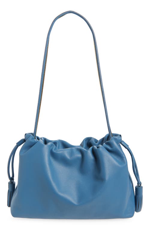 Veronica Beard Stash Leather Drawstring Clutch