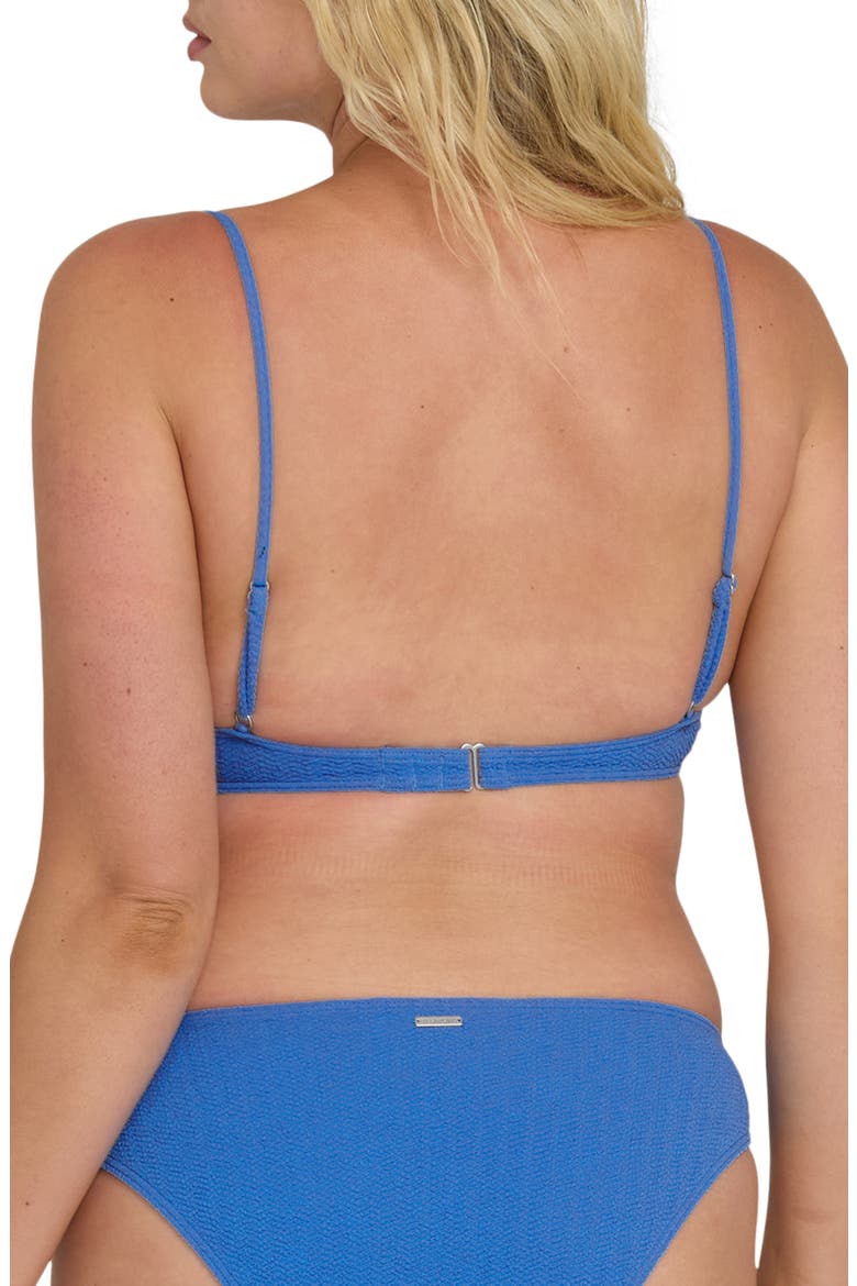 Rising Tide Demi Underwire Bikini Top, Alternate, color, TRUE BLUE