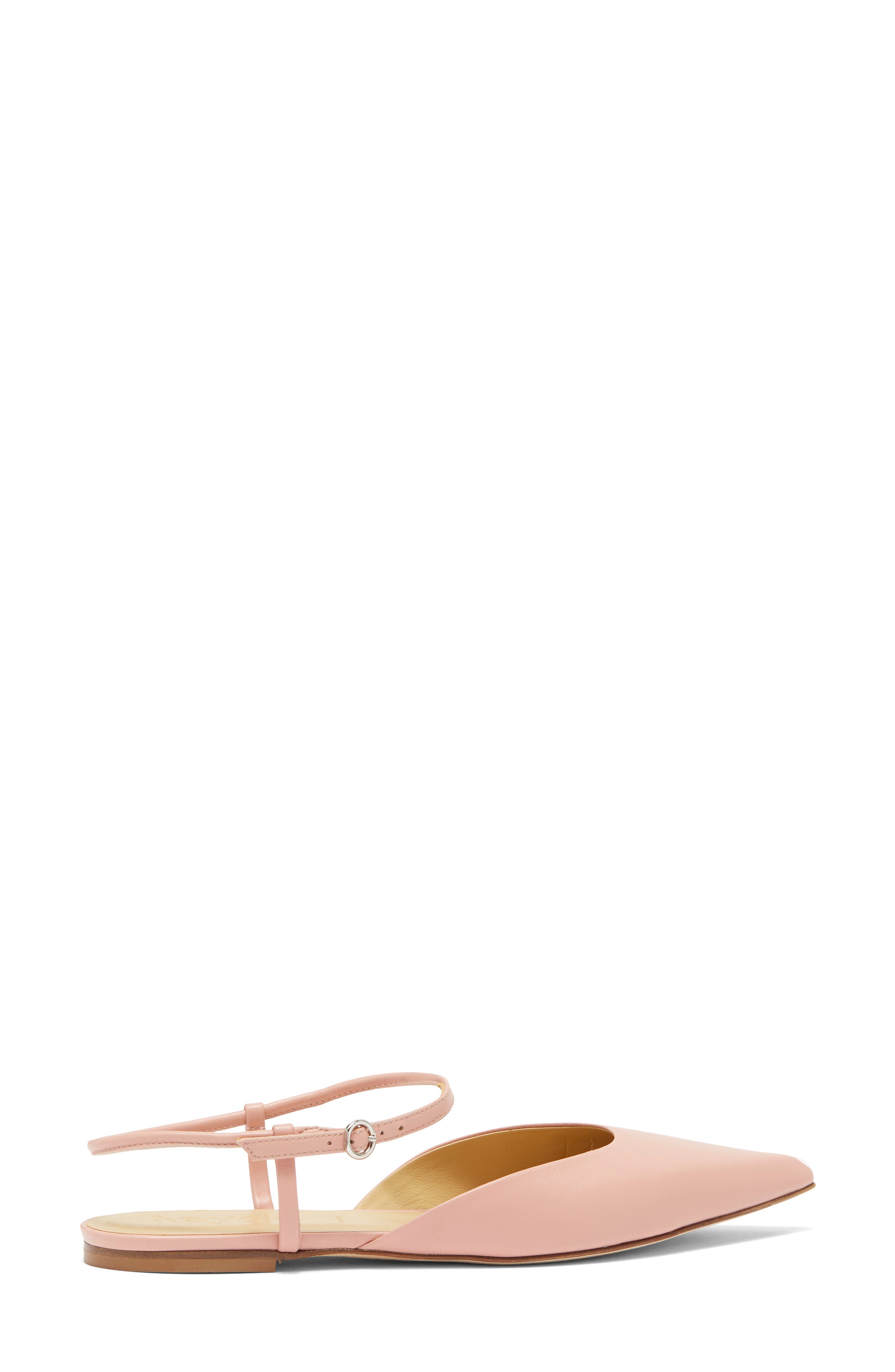 May Pointed Toe Flat, Alternate, color, PEACH