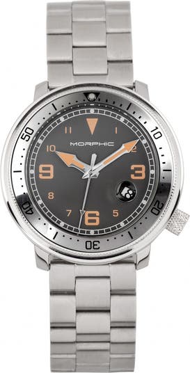 M74 Series Bracelet Watch w/Magnified Date Display
