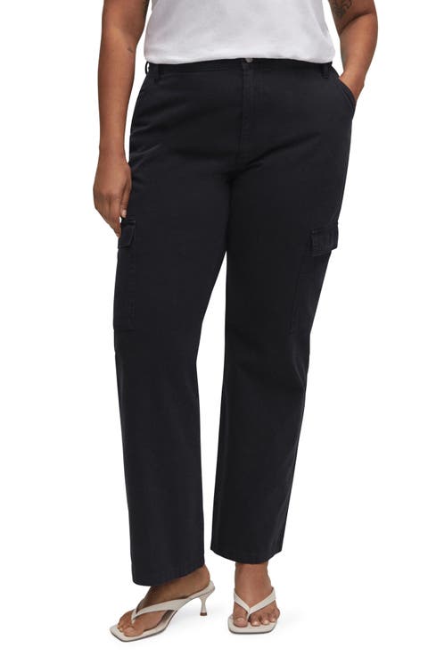 Cargo Straight Leg Jeans