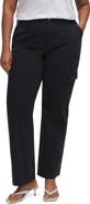 MANGO Cargo Straight Leg Jeans