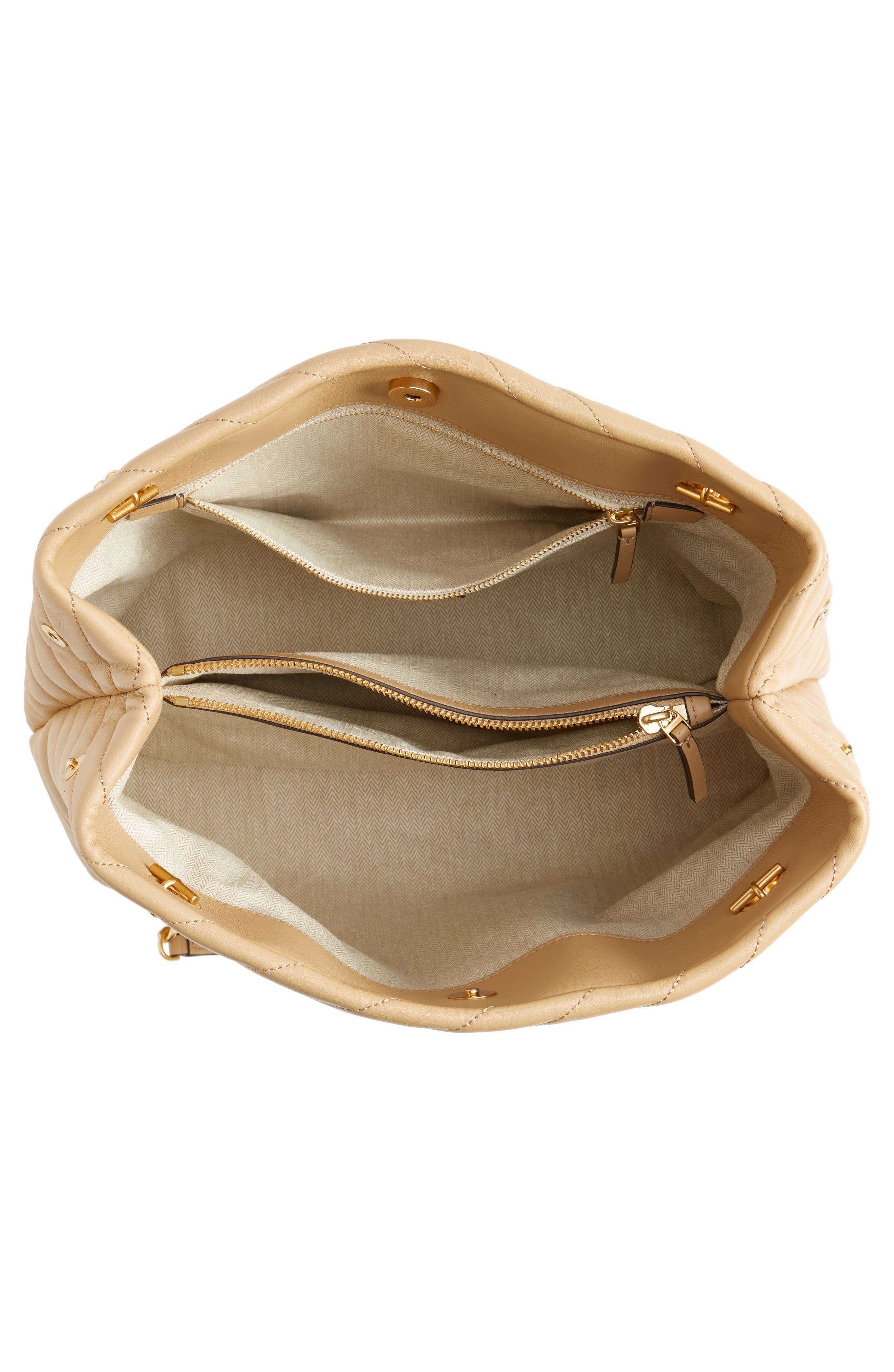 Kira Chevron Tote, Alternate, color, DESERT DUNE