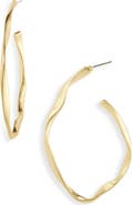 Karine Sultan Irregular Hoop Earrings