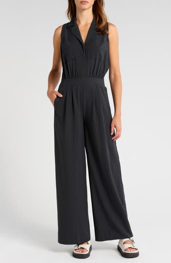 Rhone Mirage Sleeveless Jumpsuit In Black