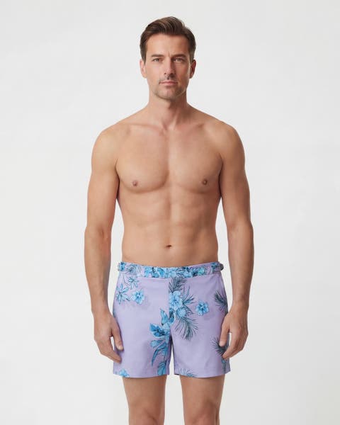 Mali Floral Mens Tailored Swim Short