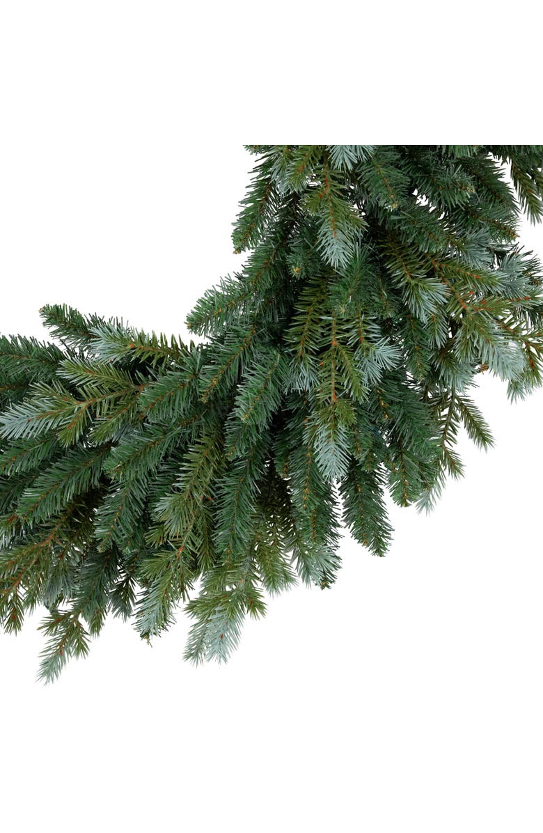 Northlight Real Touch Blue Spruce Artificial Christmas Wreath - 36" - Unlit, Alternate, color, Green