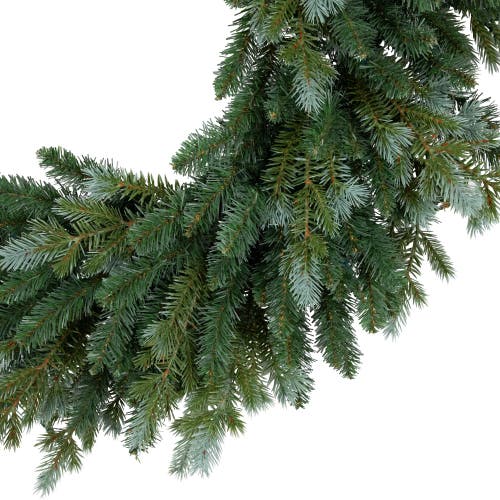 Northlight Real Touch Blue Spruce Artificial Christmas Wreath In Green