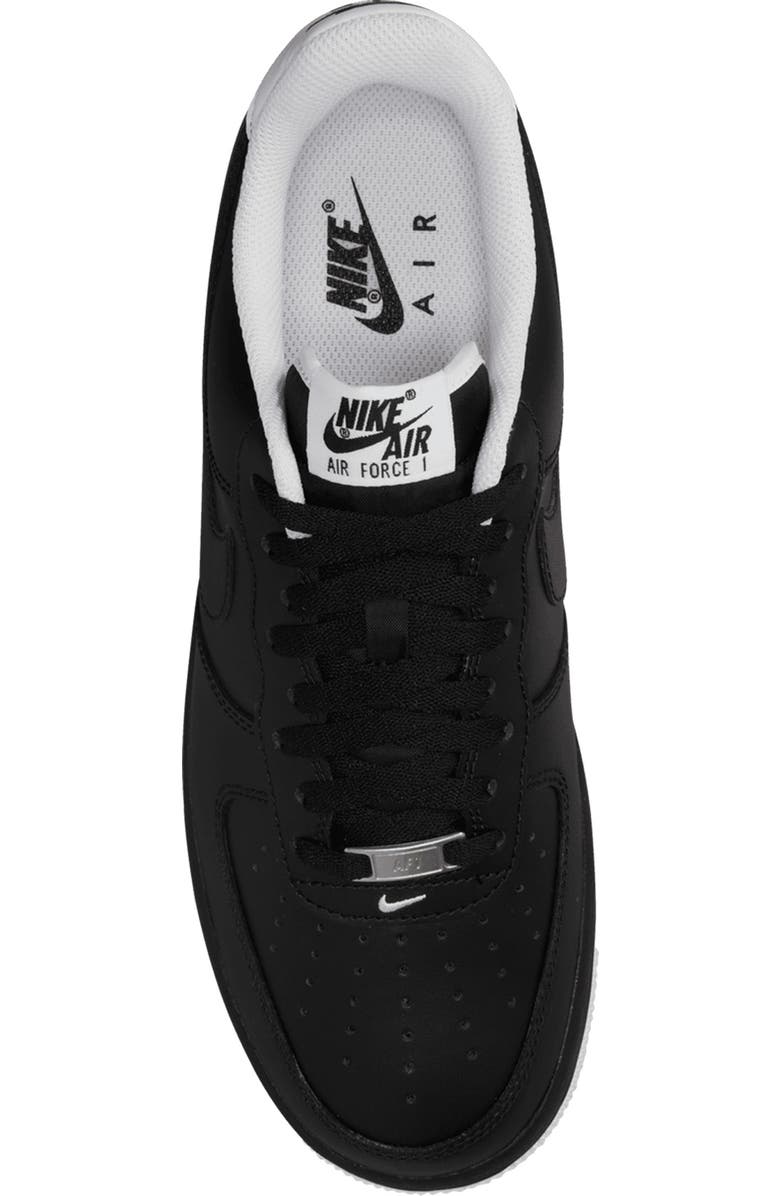 Nike Air Force 1 '07 Basketball Sneaker, Alternate, color, Black/ Black/ White