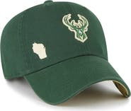 '47 Women's '47 Hunter Green Milwaukee Bucks Confetti Undervisor Clean Up Adjustable Hat