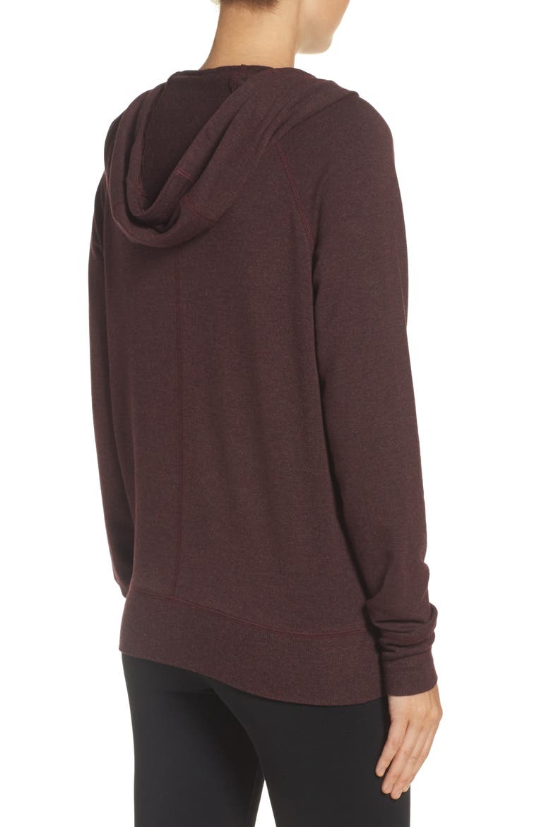Well Played Zip Hoodie, Alternate, color, BURGUNDY STEM HEATHER