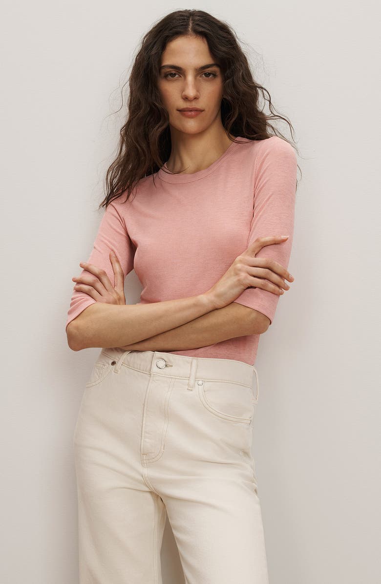 Veronica Beard Auclair Top, Alternate, color, Petal