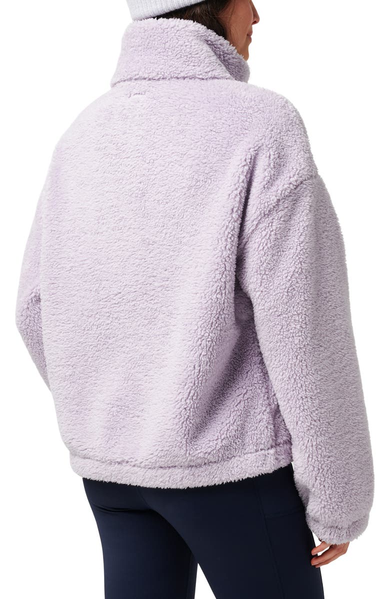 TravisMathew Sweet Heat High Pile Fleece Jacket, Alternate, color, Iris