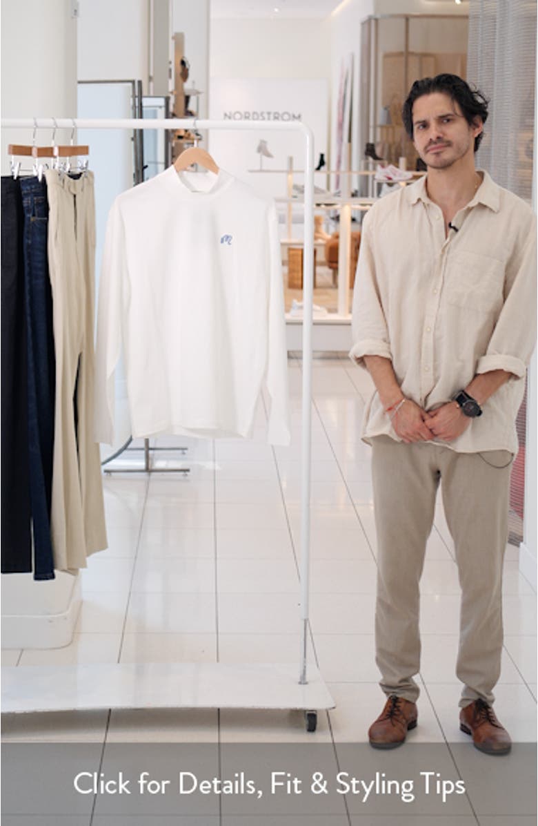 Upland Mock Neck Long Sleeve T-Shirt, sales video thumbnail
