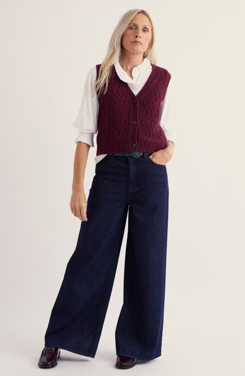Pendouer Merino Wool Blend Sweater Vest