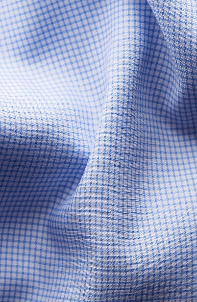 Eton Slim Fit Checked Fine Twill Shirt, Alternate, color, 