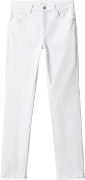 MANGO Medium Comfort Straight Leg Jeans