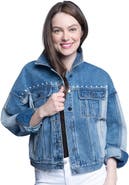 G-III SPORTS BY CARL BANKS Women's G-III Sports by Carl Banks Philadelphia Phillies Victory Oversized Button-Up Denim Jacket