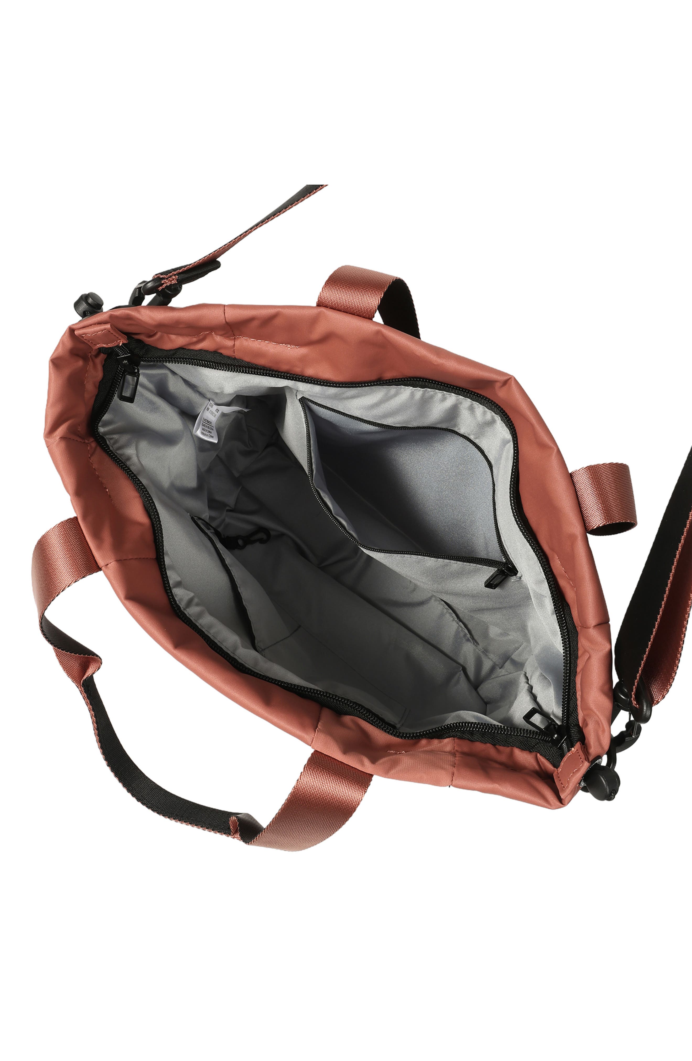 Galactic Water Repellent Tote Bag, Alternate, color, REDWOOD