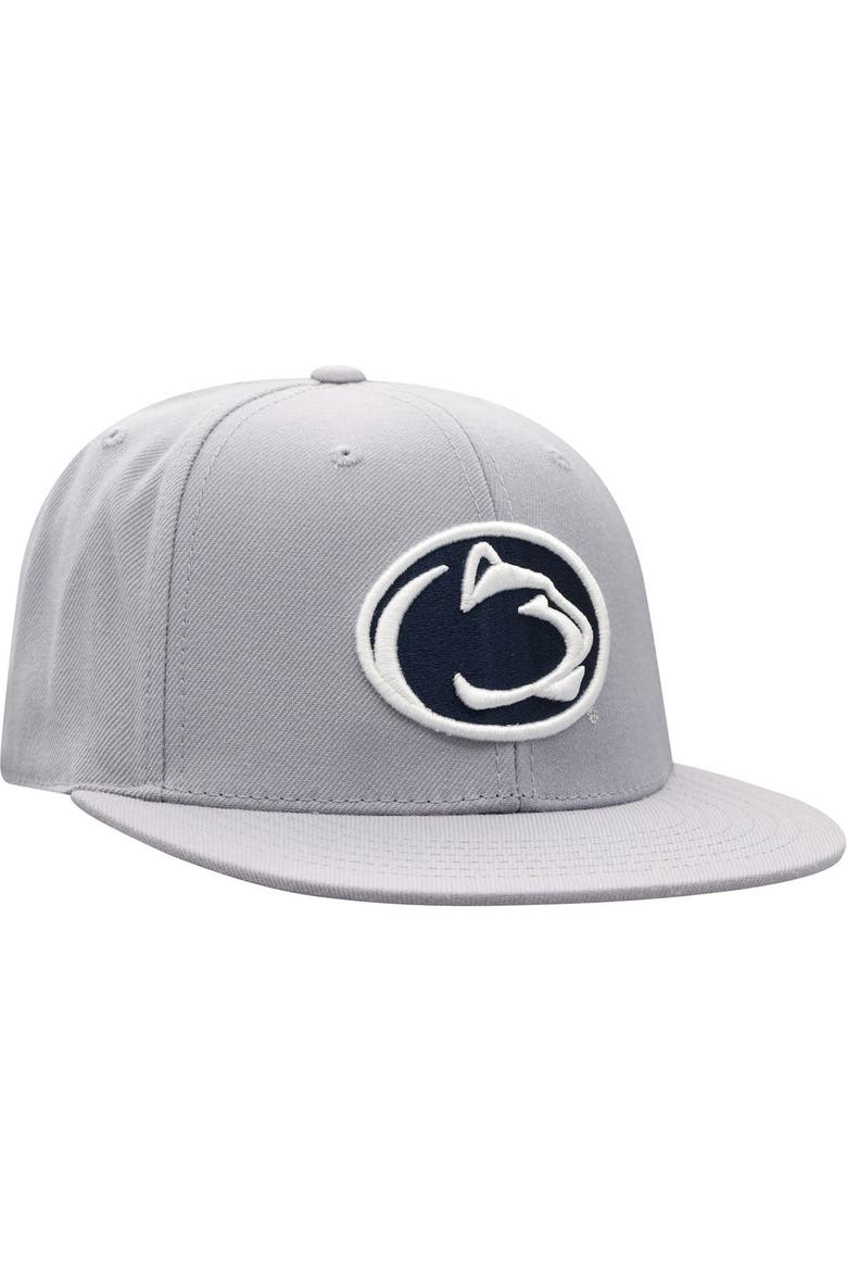 Men's Top of the World Gray Penn State Nittany Lions Fitted Hat, Alternate, color, Gray