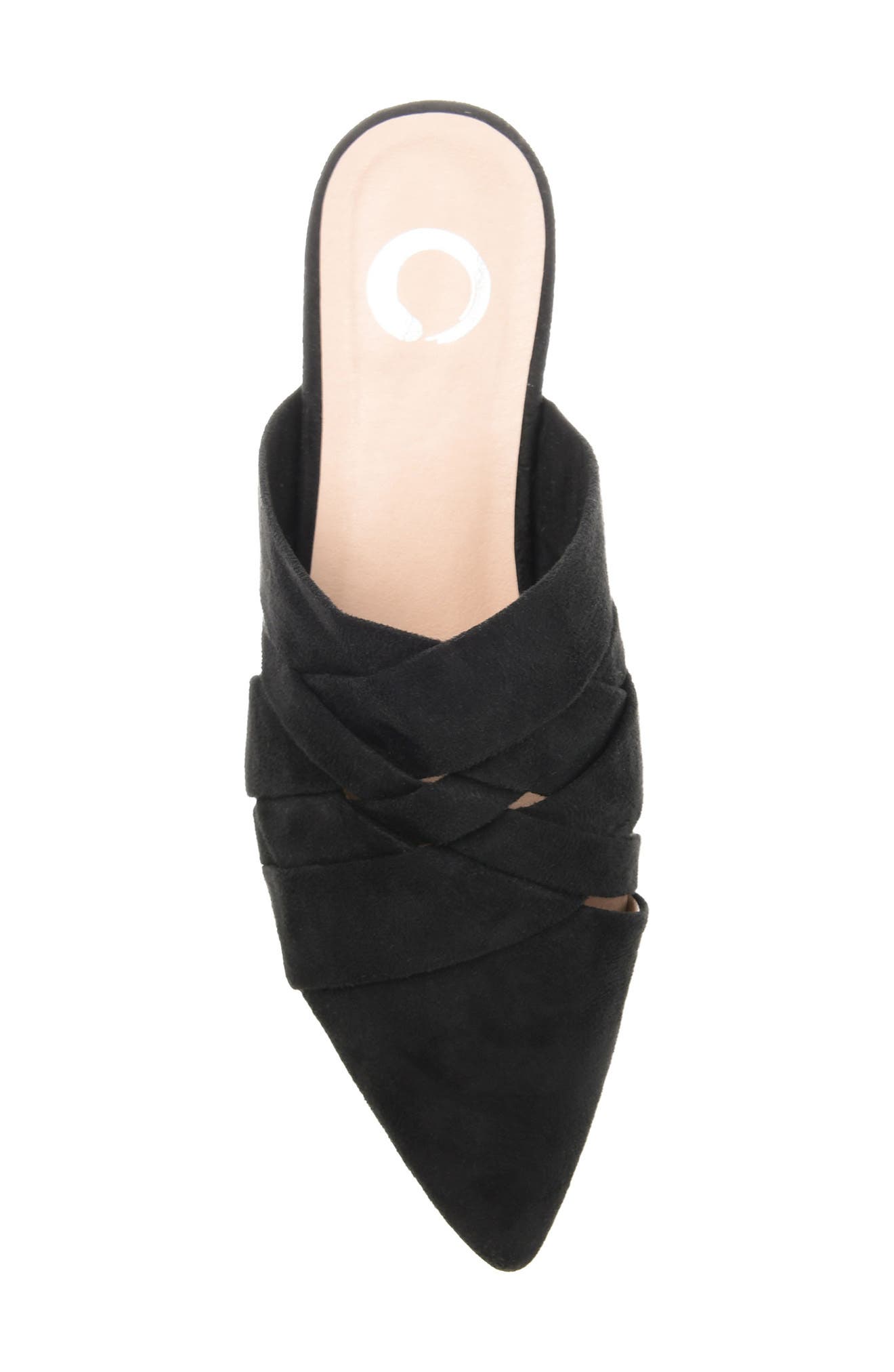 Journee Collection Kalida Pointed Toe Mule, Alternate, color, Black
