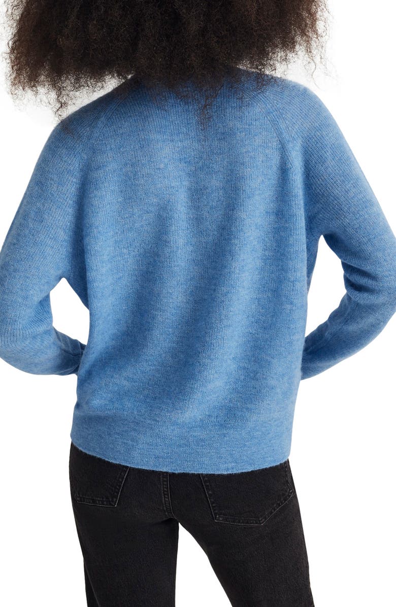 Madewell Ginny V-Neck Alpaca Blend Sweater, Alternate, color, 