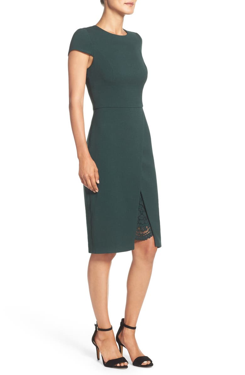 Vince Camuto Midi Sheath Dress, Alternate, color, 