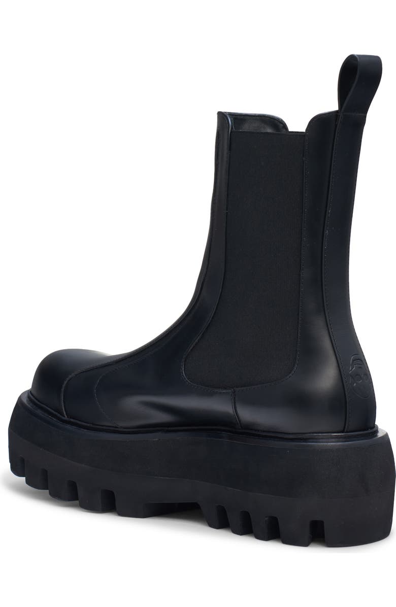 McQueen Sofa Hi Platform Chelsea Boot, Alternate, color, Black