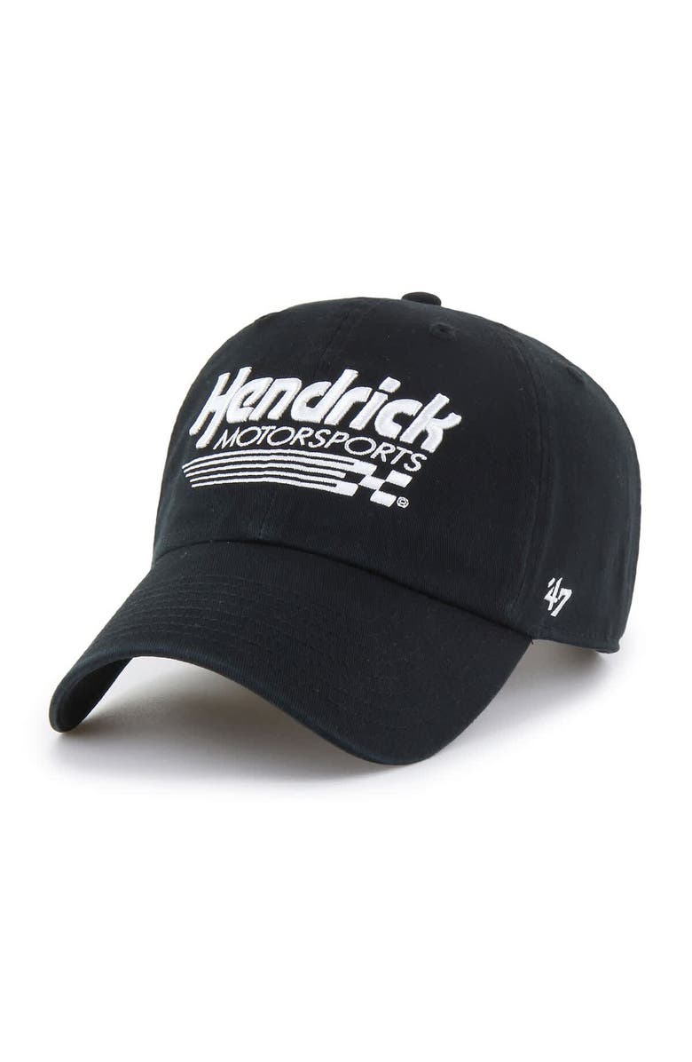 '47 Men's '47  Black Hendrick Motorsports  Clean Up Adjustable Hat, Main, color, 