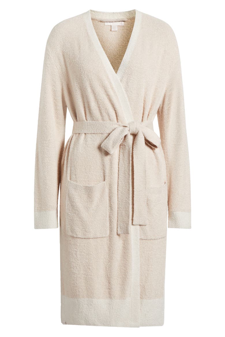 CozyChic Lite® Tonal Contrast Robe, Alternate, color, CHAI/ SAND DUNE