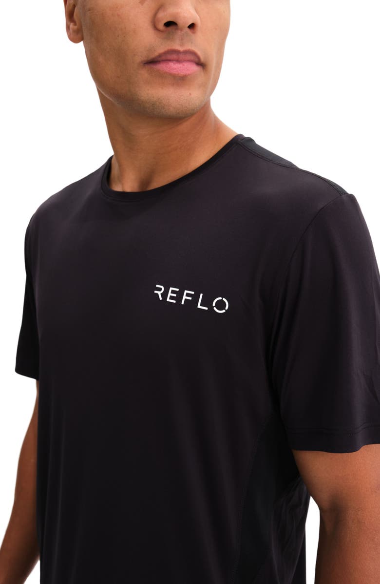 Reflo Hudson Recycled Active T-Shirt, Alternate, color, Black