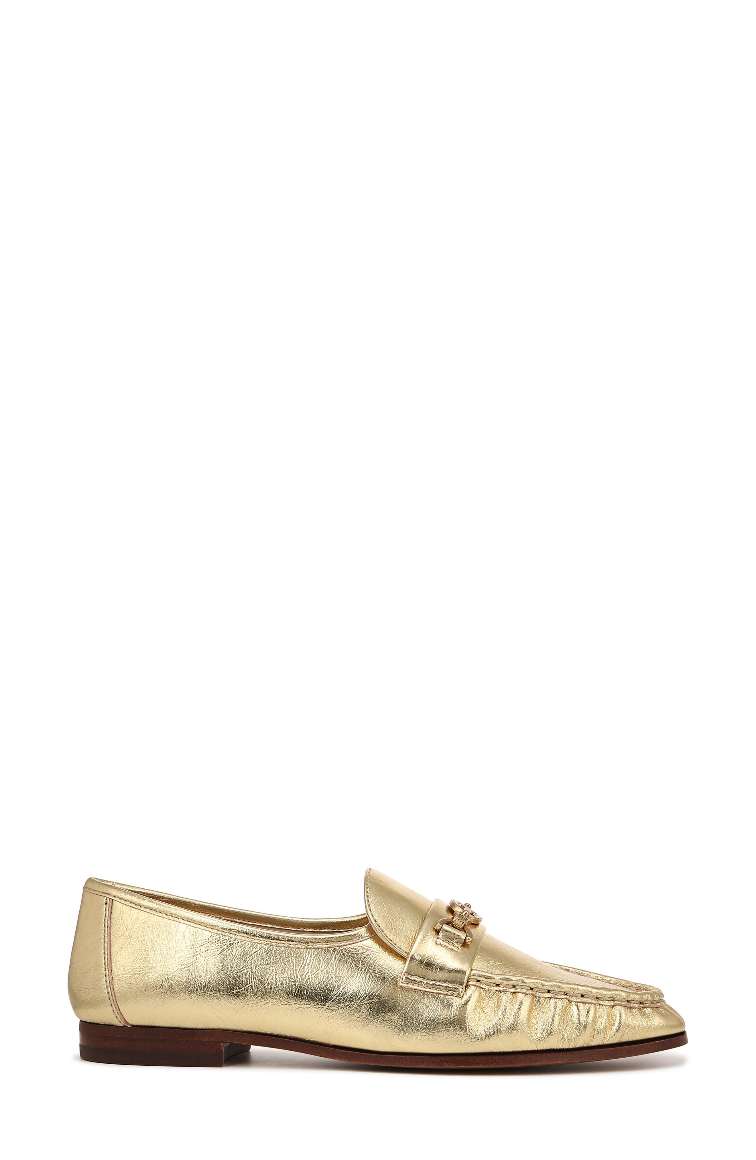 Sam Edelman Lucca Loafer, Alternate, color, Amber Gold