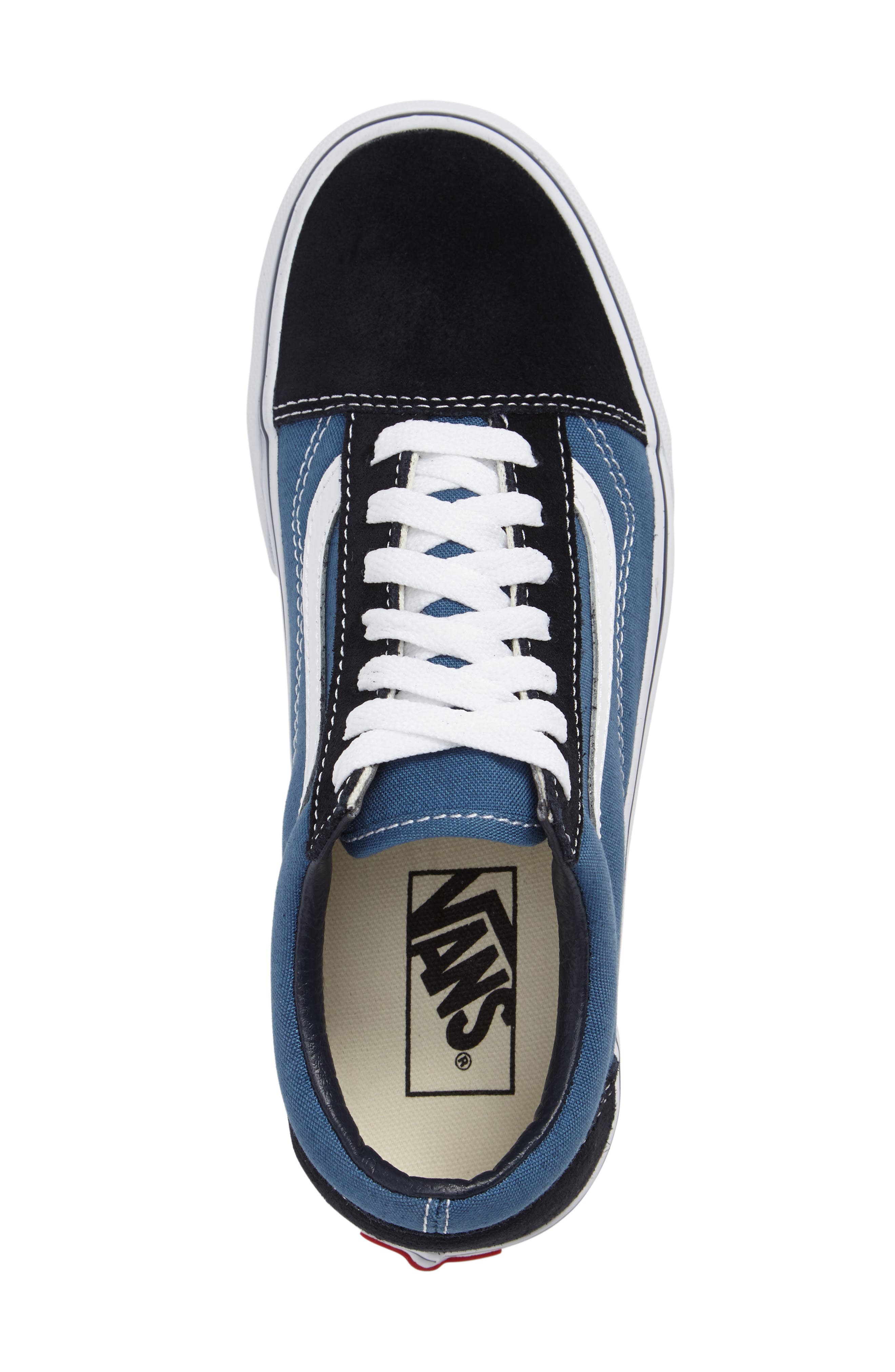 Old Skool Sneaker, Alternate, color, NAVY