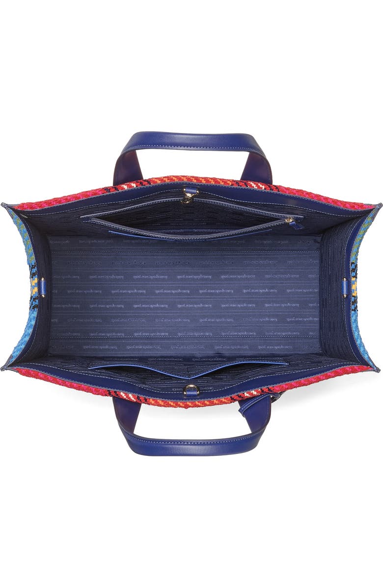 Kate Spade New York large manhattan grand plaid tote, Alternate, color,