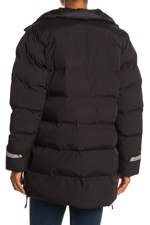 Helly Hansen Aspire Quilted Puffy Parka In Black