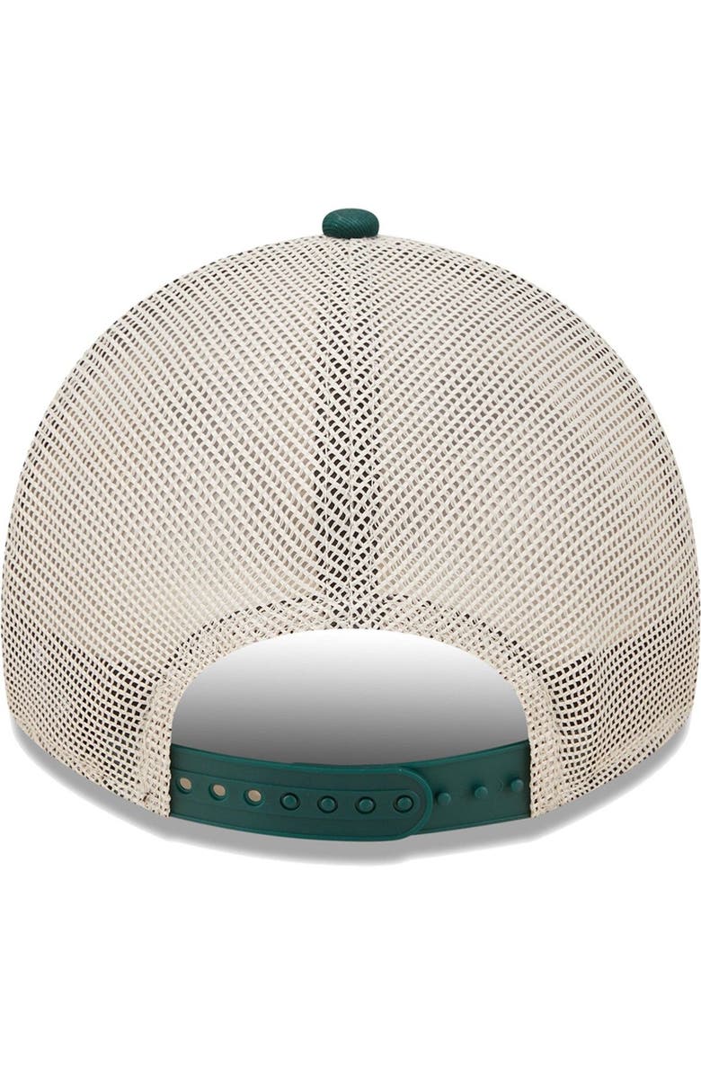 New Era Men's New Era Green/Natural Michigan State Spartans Devoted 9TWENTY Adjustable Hat, Alternate, color, Green