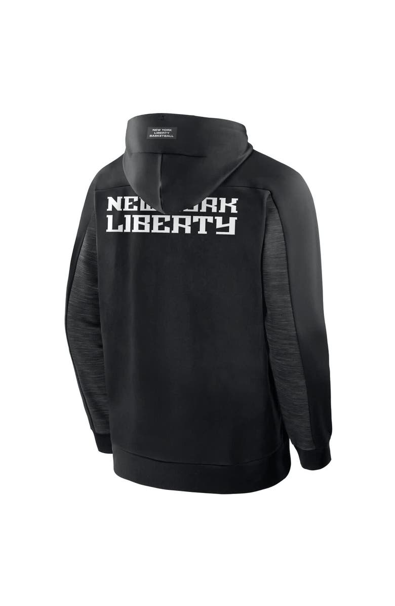 FANATICS Men's Fanatics Black New York Liberty Back Door Cut Play Defender Full-Zip Hoodie, Alternate, color, Black