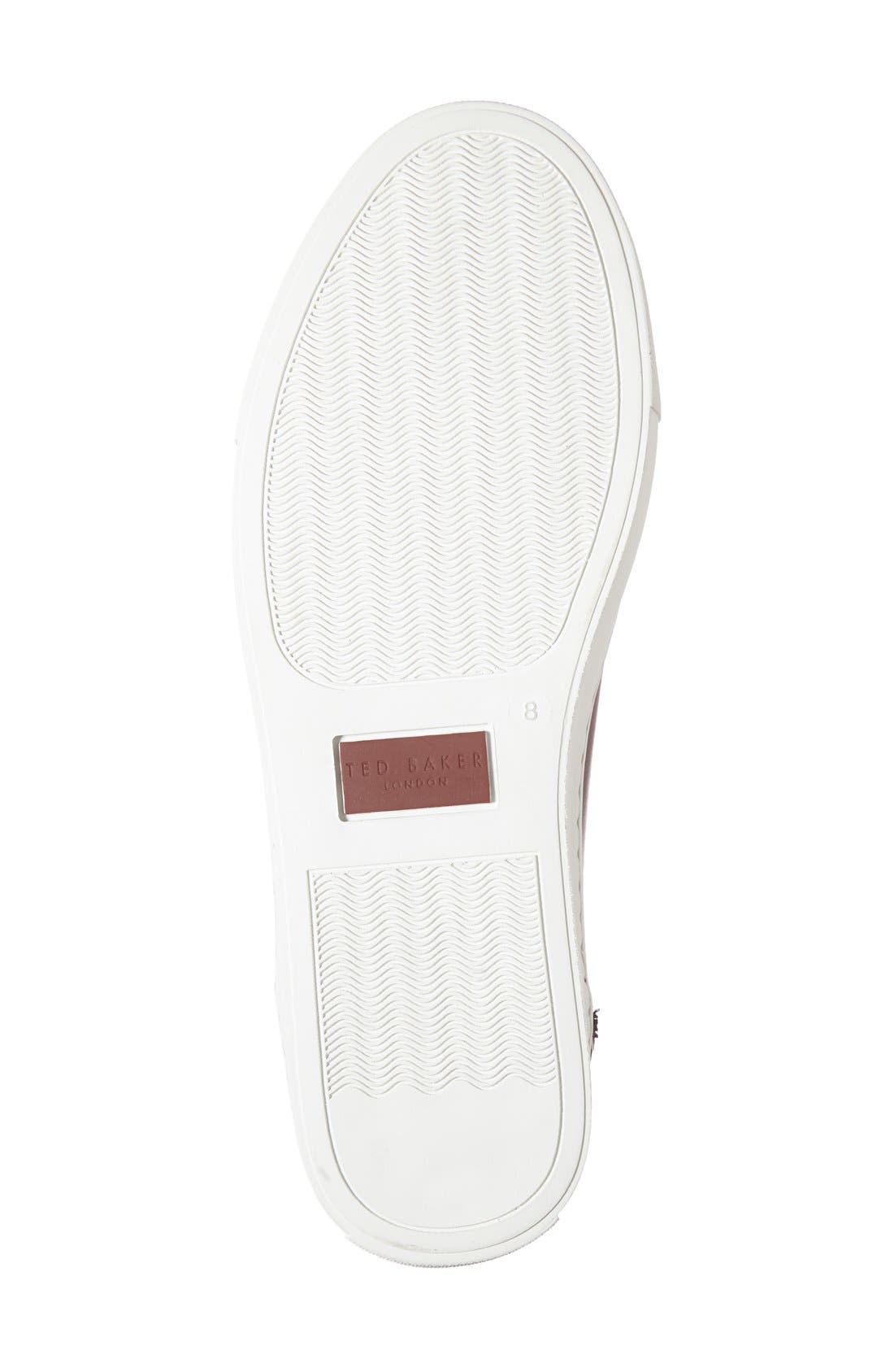 'Kiing Classic' Sneaker, Alternate, color, DARK RED