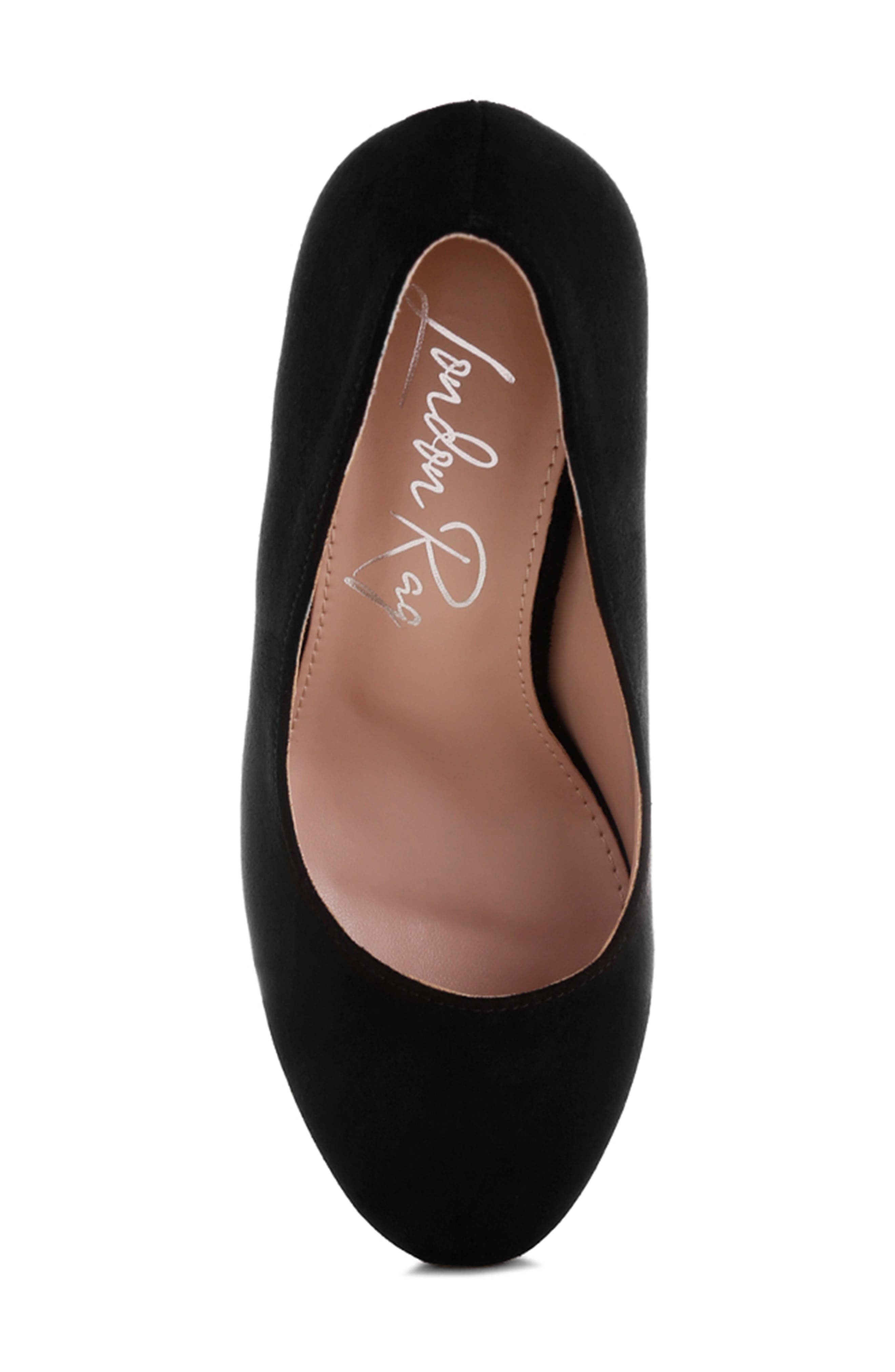 LONDON RAG Olanta Platform Pump, Alternate, color, Black